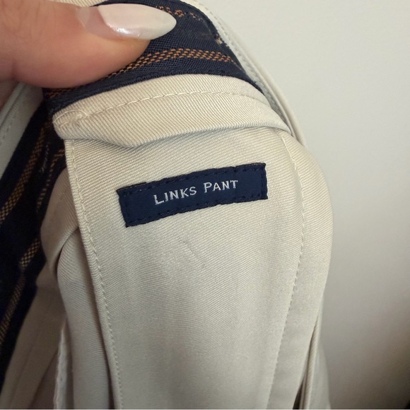 Vineyard Vines Links Dress Pants Cream - 36/30 - Picture 5 of 6